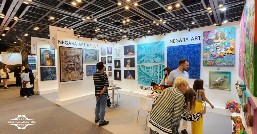 گروه هنری نگارا در نمایشگاه هنر جهانی دبی 2024